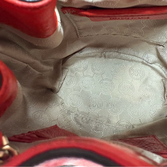 Michael Kors Red Bucket Shoulder Bag - Picture 6 of 10